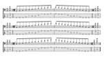 GuitarPro7 TAB: BCAGED octaves C pentatonic major scale (313131 sweeps) box shapes pdf